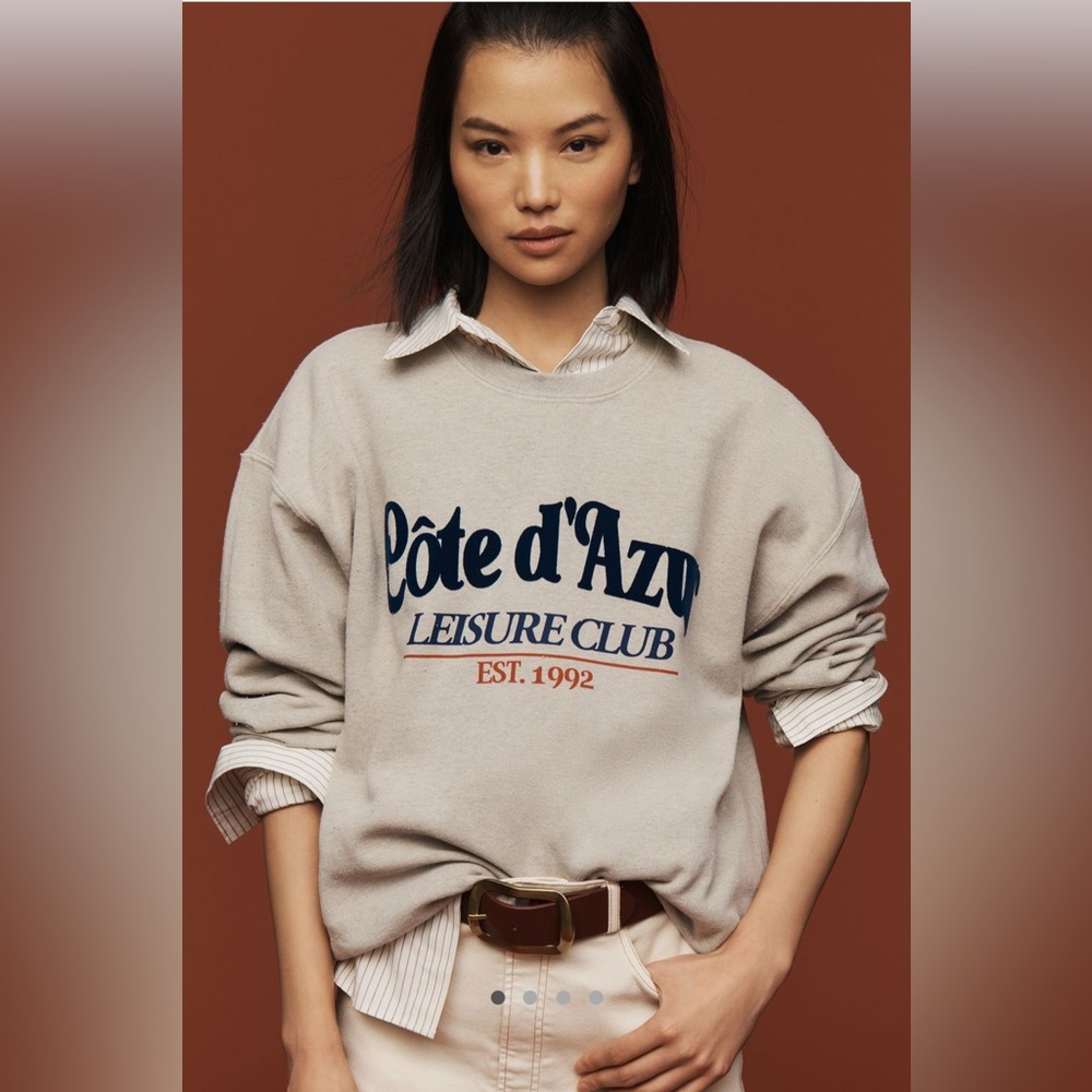 Anthropology vintage style sweatshirt